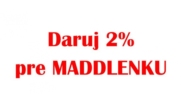 Fotka pre článok 2% pre Maddy