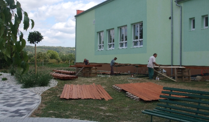Oddychová zóna v obci Krškany