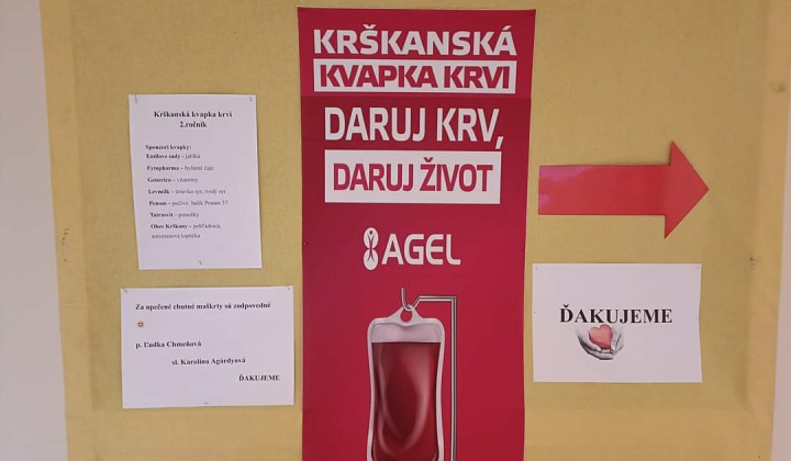 Aktuality / ’’Krškanská dvapka krvi’’ - poďakovanie - foto