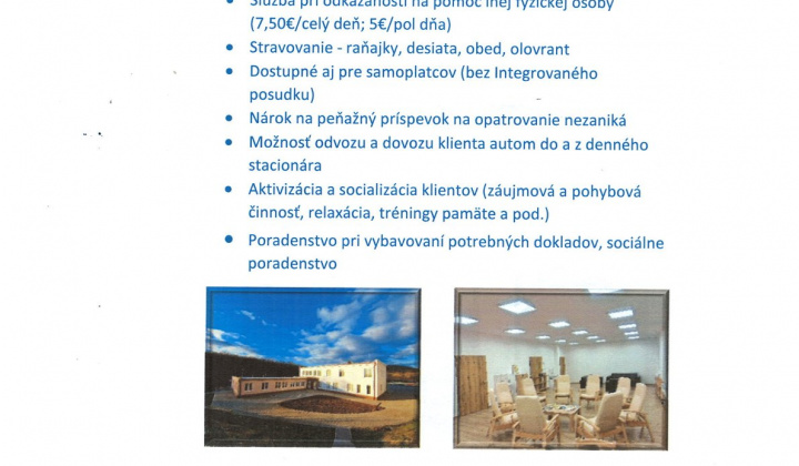 Aktuality / Mesto Tlmače Vás pozýva na Deň otvorených dverí do nového Denného stacionára - foto