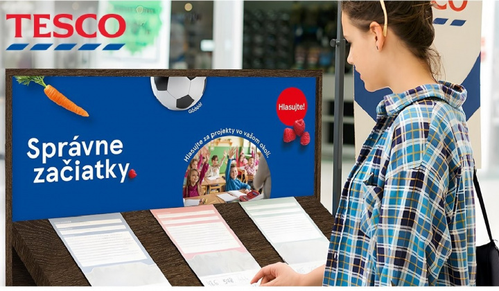 Fotka pre článok Hlasujte za náš projekt v supermarkete Tesco Levice