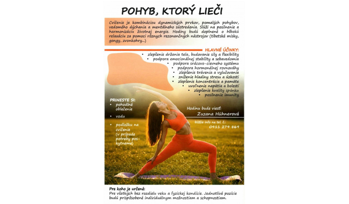 Fotka pre článok Oznam - cvičenie